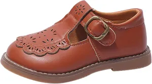 Toddler Boys Girls Dress Shoes Kids School Uniform Formal Casual Oxfords for Kids Party Wedding Mary Jane Flats