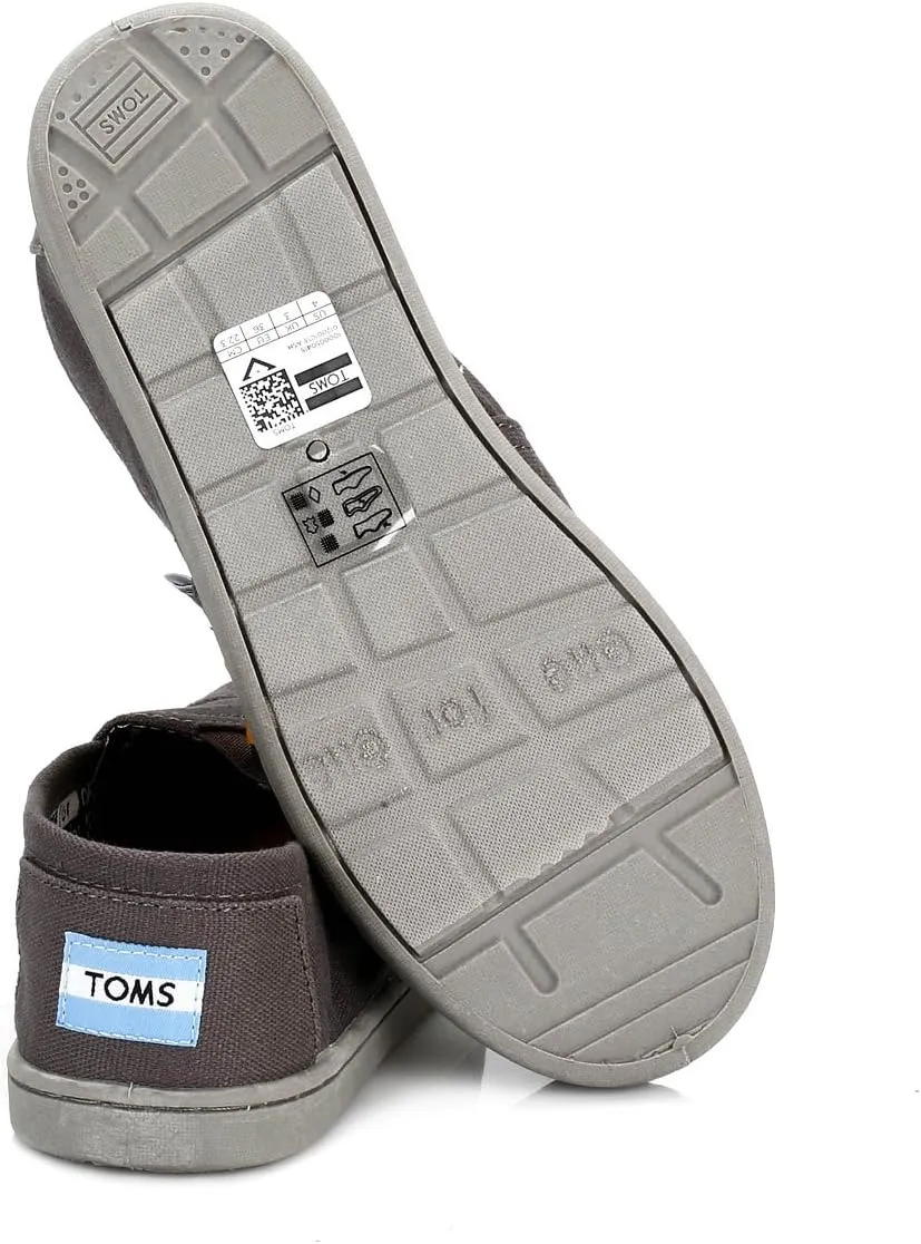 TOMS Kids Boys Alpargata - Black