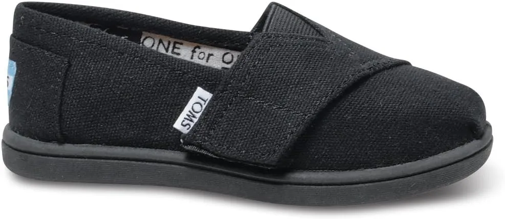 TOMS Kids Boys Alpargata - Black