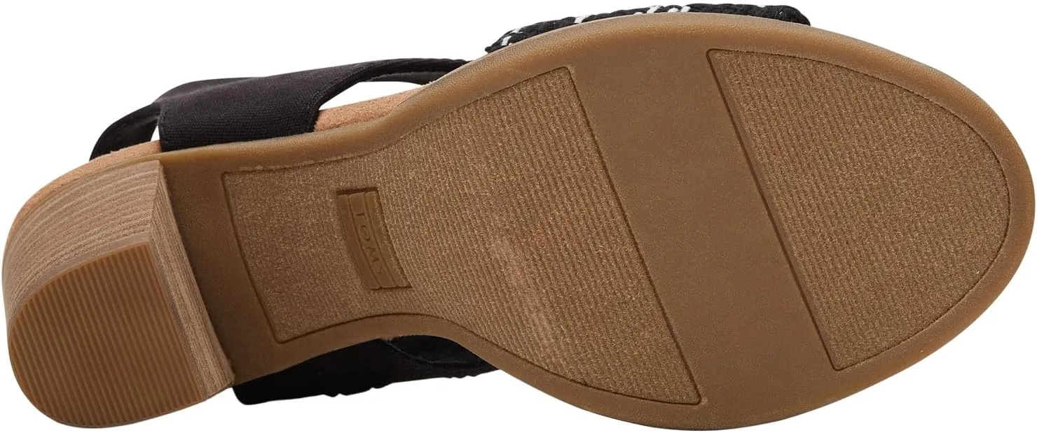 TOMS Womens Majorca Cutout - Black