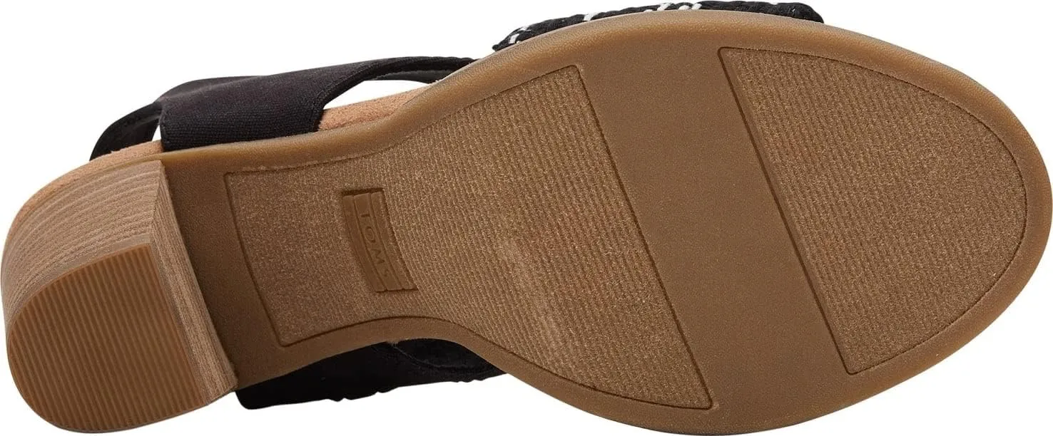 TOMS Womens Majorca Cutout - Black