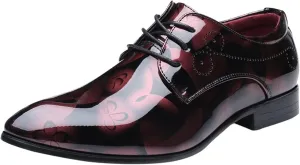 Vintage Shoes Men Leather Classical Style Shoes for Men Slip On PU Leather Low Rubber Sole Block Heel Work Double Monk Strap Leather Men's Shoes