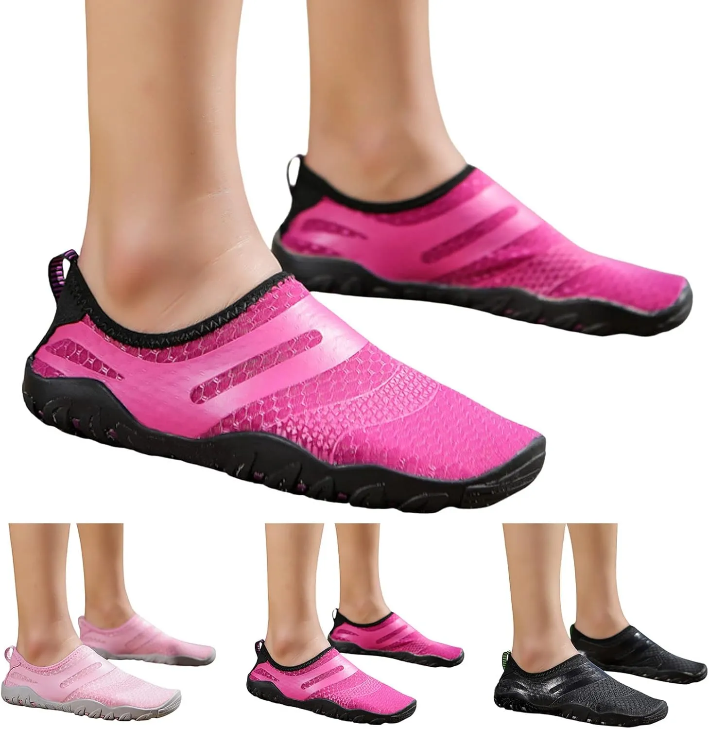 Water Shoes Men Size 9 Breathable Non Slip Athletic Water and Hiking Shoes for Women Water Shoes Wide Feet Beach Sports Quick Dry Barefoot for Beach Lake Pool Hiking Surfing Camping Size