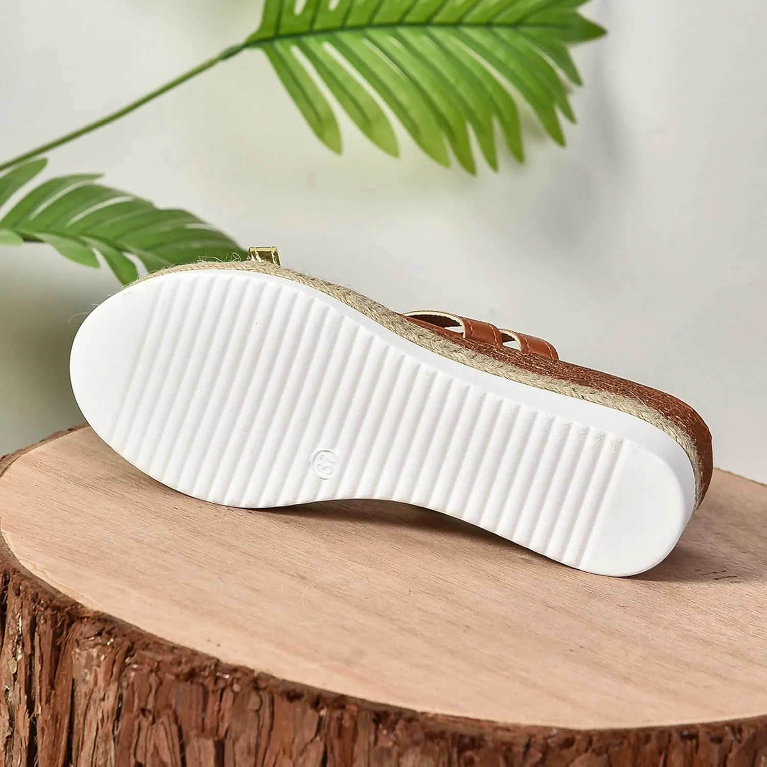 Wedge Sandals for Women Platform Espadrille Slides Sandal Slip On High Heel Mules Open Toe Casual Summer Dress Shoes