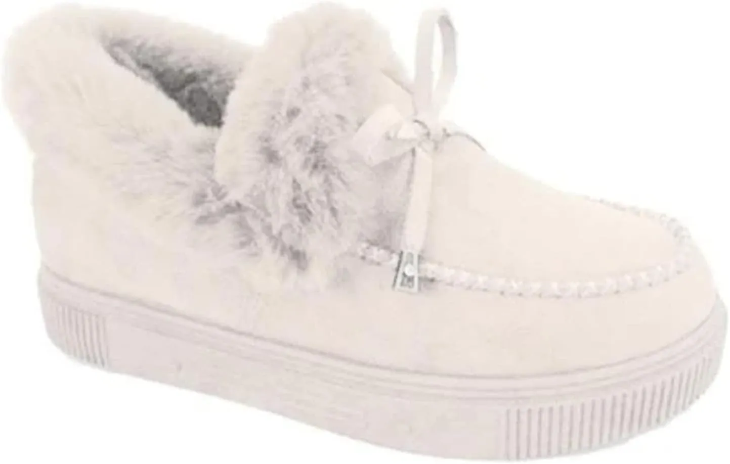 White Fur Boots For Women Womens Snow Boots Warm Ankle Booties Comfortable Slip On Outdoor Fur Lined Lining Thickening Walking Winter Shoes for Women