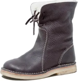 Winter Boots For Women 2024 Snow Boots Mid Calf Fur Lined Warm Outdoor Insulated Comfortable Short Ankle Booties