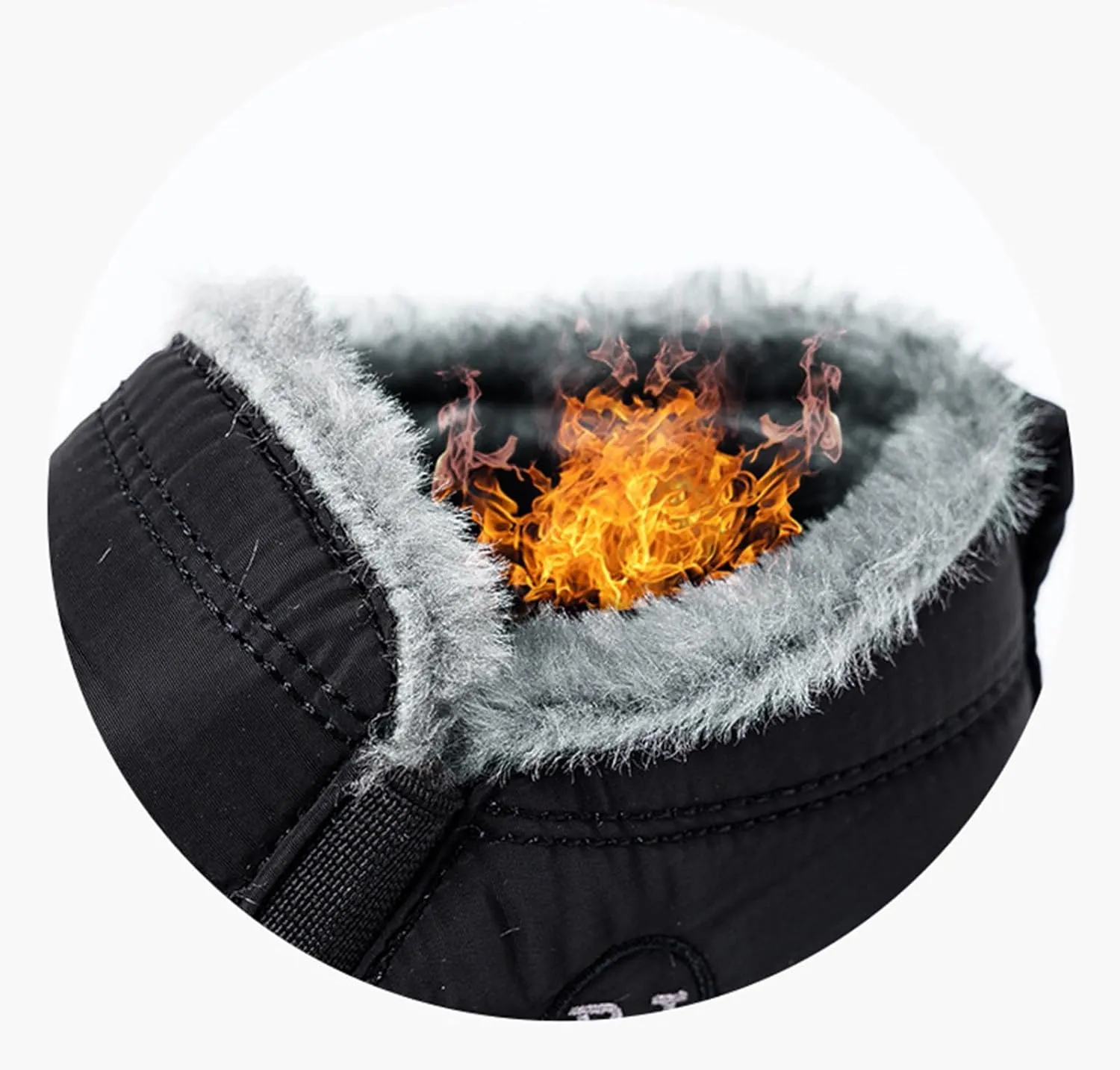 Winter Boots for Women Waterproof Winter Boot Ladies Slip On Womens Snow Boots Winter Shoes Warm Fur Lined Womens Fur Lined Slip On Boot Mens Casual Shoes Mens Booties Winter