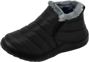 Winter Boots for Women Waterproof Winter Boot Ladies Slip On Womens Snow Boots Winter Shoes Warm Fur Lined Womens Fur Lined Slip On Boot Mens Casual Shoes Mens Booties Winter