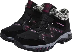 Women Boots Winter Black Ladies Snow Boots Winter Shoes Womens Snow Boots Winter Warm Ankle Boots Plush Lined Snow Boot Barefoot Shoes Women Mens Winter Booties
