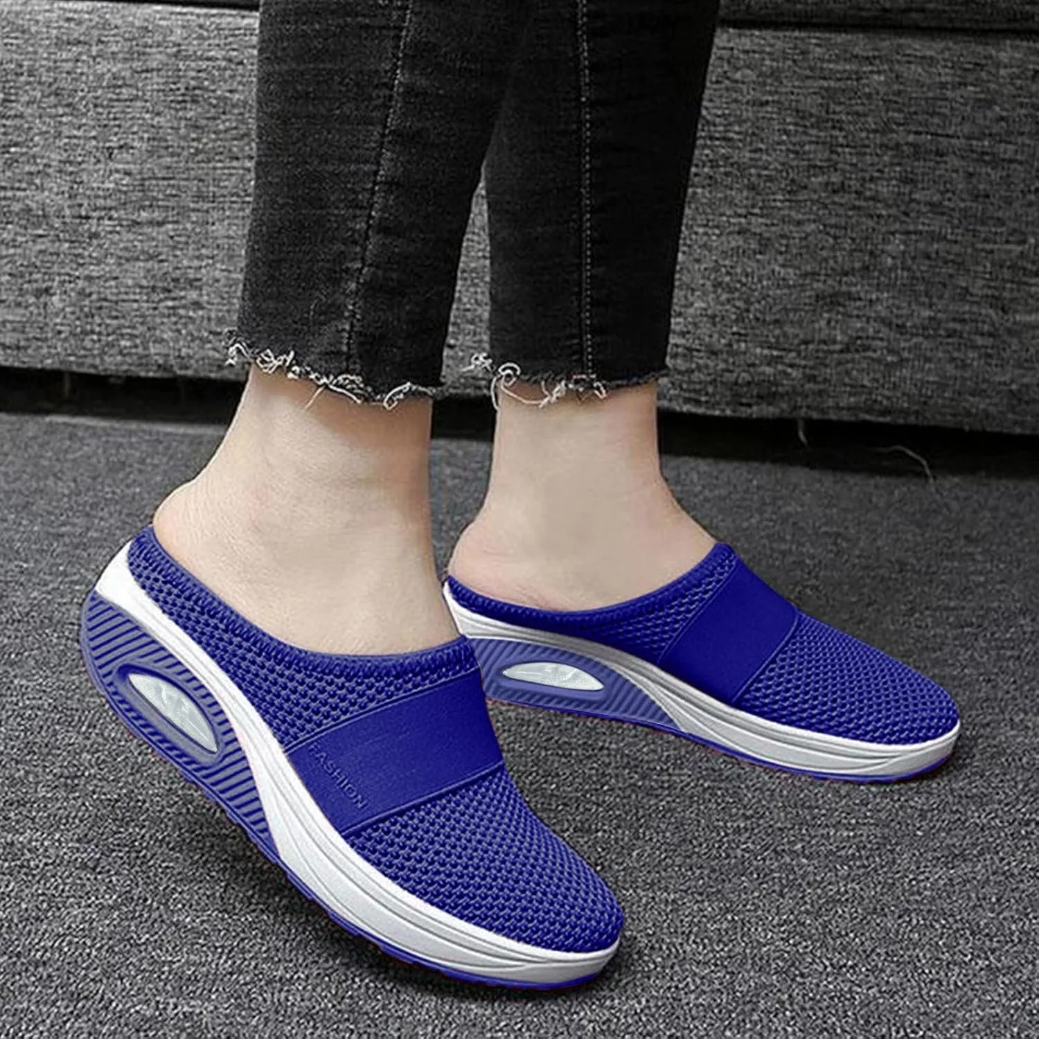 Women Shoes Casual Women Loafers Comfortable Round Toe Flats ComfortableClosed Back Lightweight Breathable Christmas Shoes for Woman Flat Shoe