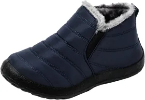Women Winter Boots Wide Width Adults Short Snow Boots Womens Snow Boots Winter Fur Lined Ankle Boot Easy On Snow Boot Women Mens Casual Shoes Snow Booties Men