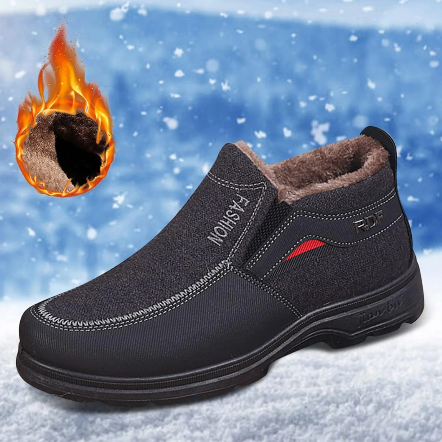 Women Winter Boots Wide Width Adults Short Snow Boots Womens Snow Boots Winter Fur Lined Ankle Boot Easy On Snow Boot Women Mens Casual Shoes Snow Booties Men