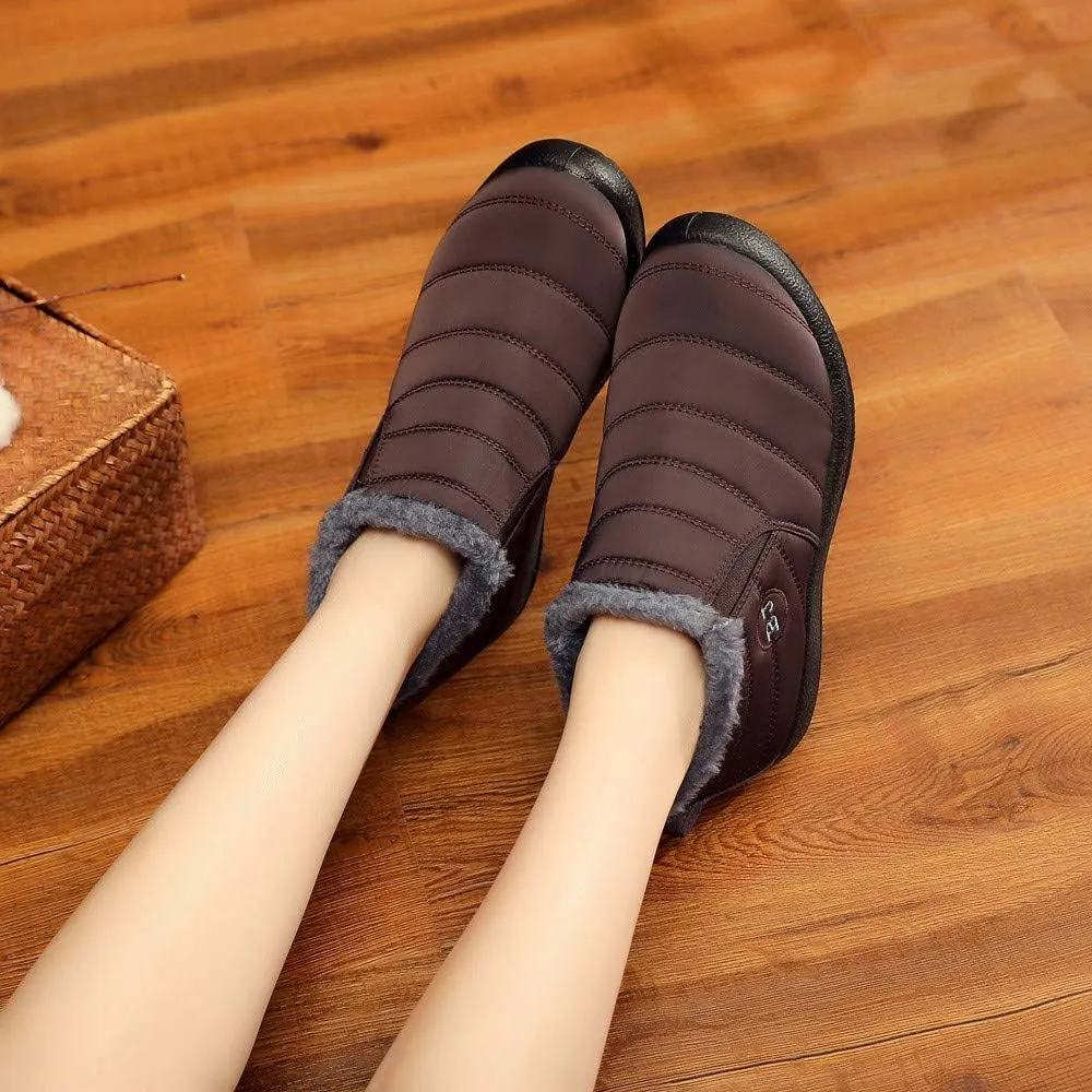 Womens Boots Winter Cute Adults Boots Winter Slip On Snow Boots for Women Winter Boot with Comfort Womens Winter Slip On Boot Hiking Boots Women Winter Booties for Men