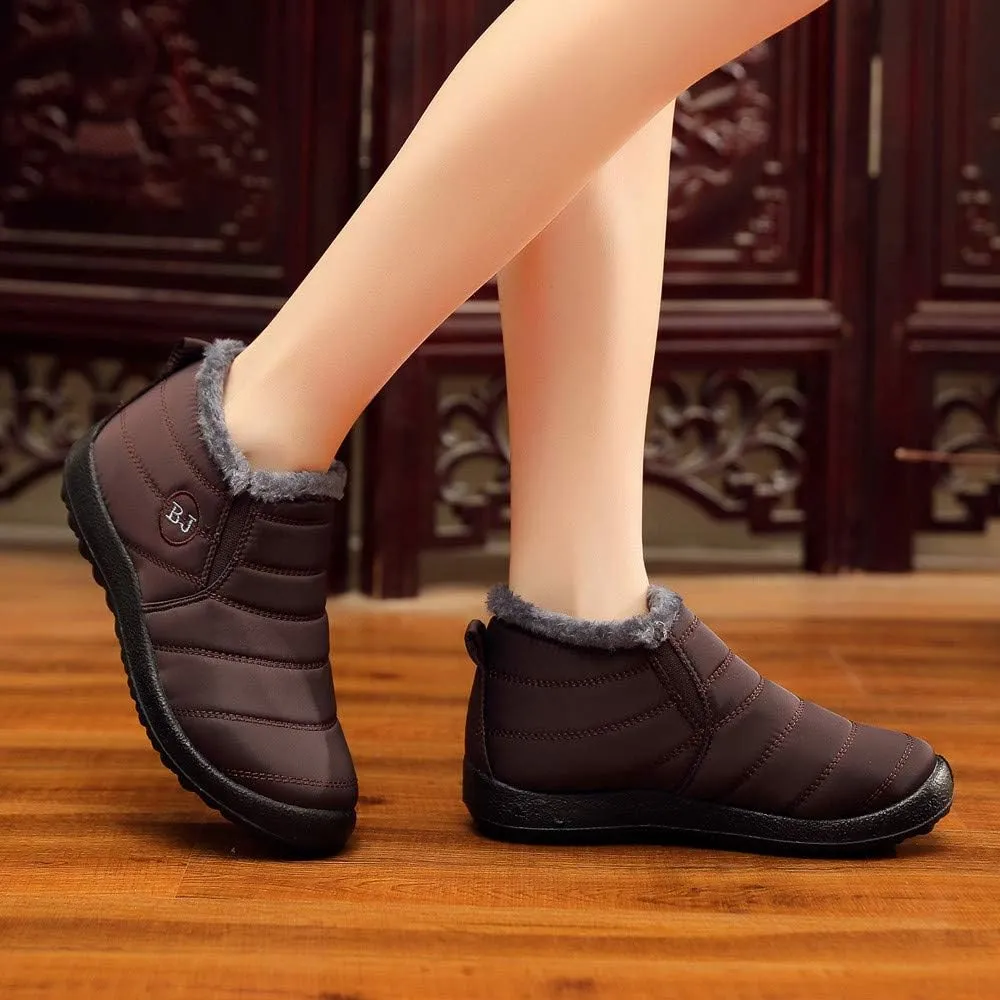 Womens Boots Winter Cute Adults Boots Winter Slip On Snow Boots for Women Winter Boot with Comfort Womens Winter Slip On Boot Hiking Boots Women Winter Booties for Men