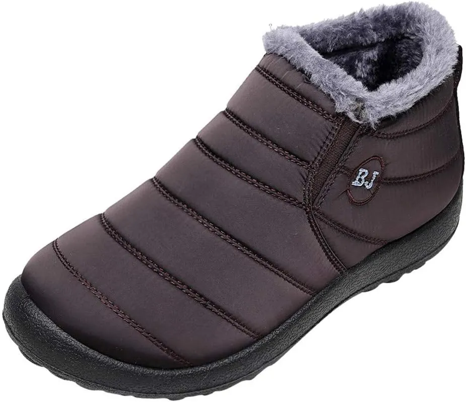 Womens Boots Winter Cute Adults Boots Winter Slip On Snow Boots for Women Winter Boot with Comfort Womens Winter Slip On Boot Hiking Boots Women Winter Booties for Men
