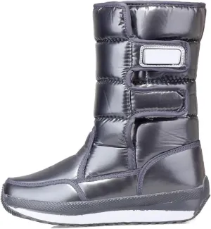 Womens Boots Women's winter snow boots plus velvet warm cotton women's shoes waterproof winter shoes anti-skid mid calf boots.