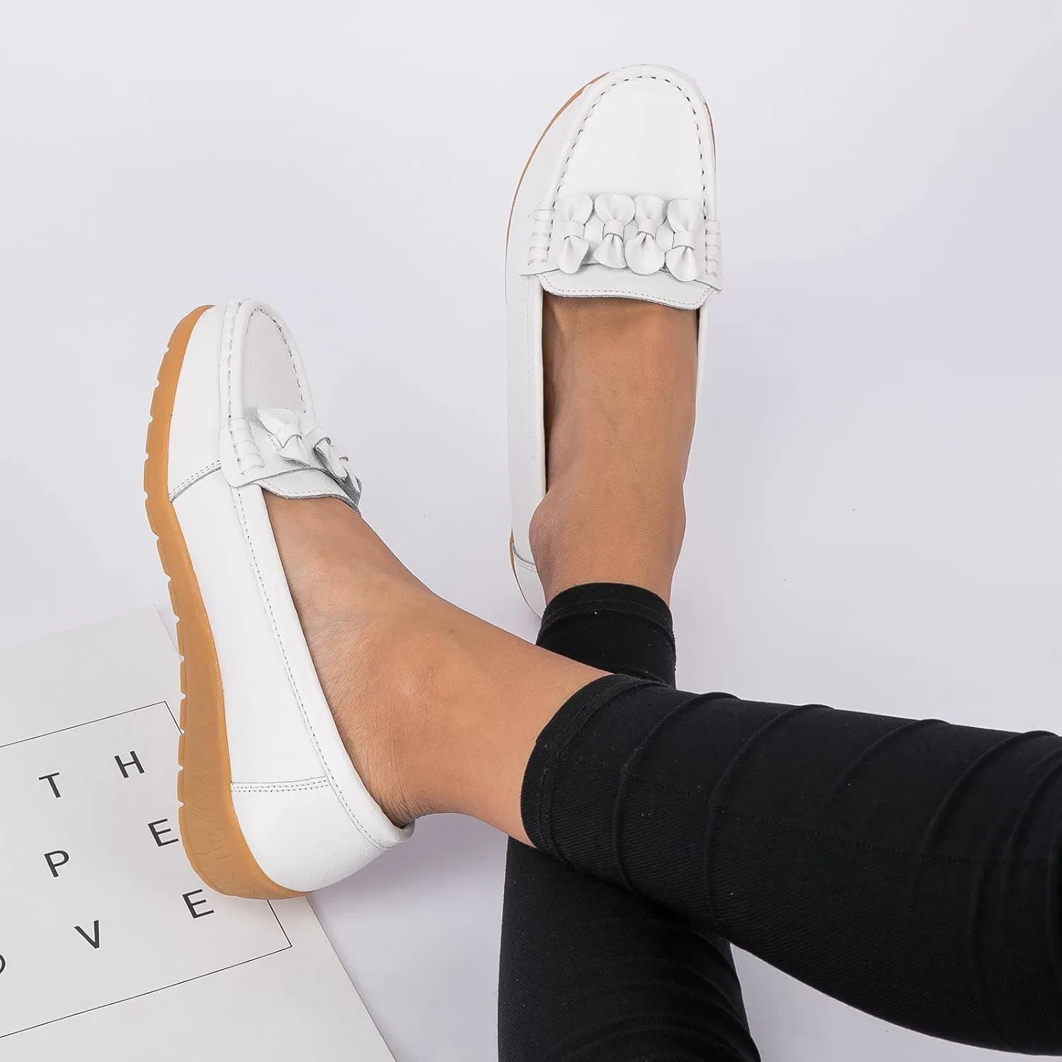Womens Dress Shoes with Arch Support Loafers for Women Wide Wide Toe Box Trendy Casualfashion Round Toe Christmas Tennis Shoes for Women Women Tennis Shoes