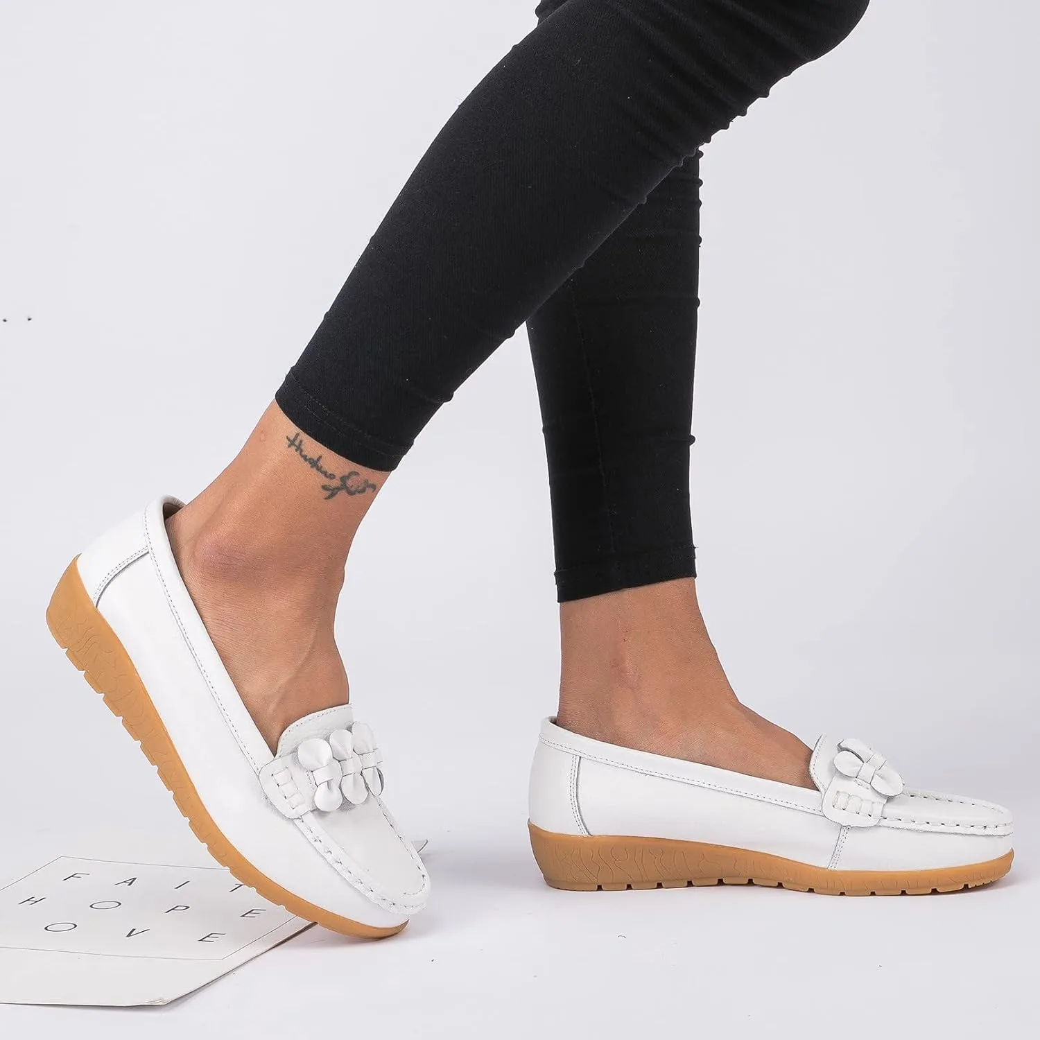 Womens Dress Shoes with Arch Support Loafers for Women Wide Wide Toe Box Trendy Casualfashion Round Toe Christmas Tennis Shoes for Women Women Tennis Shoes