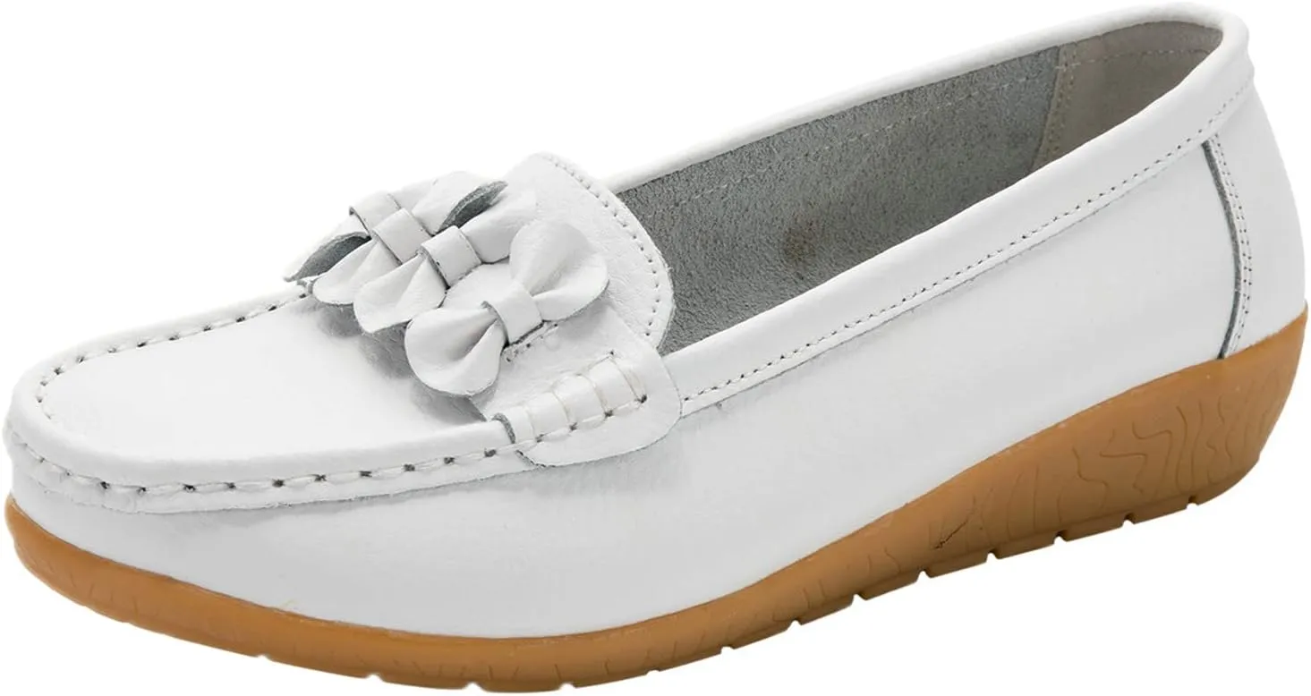 Womens Dress Shoes with Arch Support Loafers for Women Wide Wide Toe Box Trendy Casualfashion Round Toe Christmas Tennis Shoes for Women Women Tennis Shoes