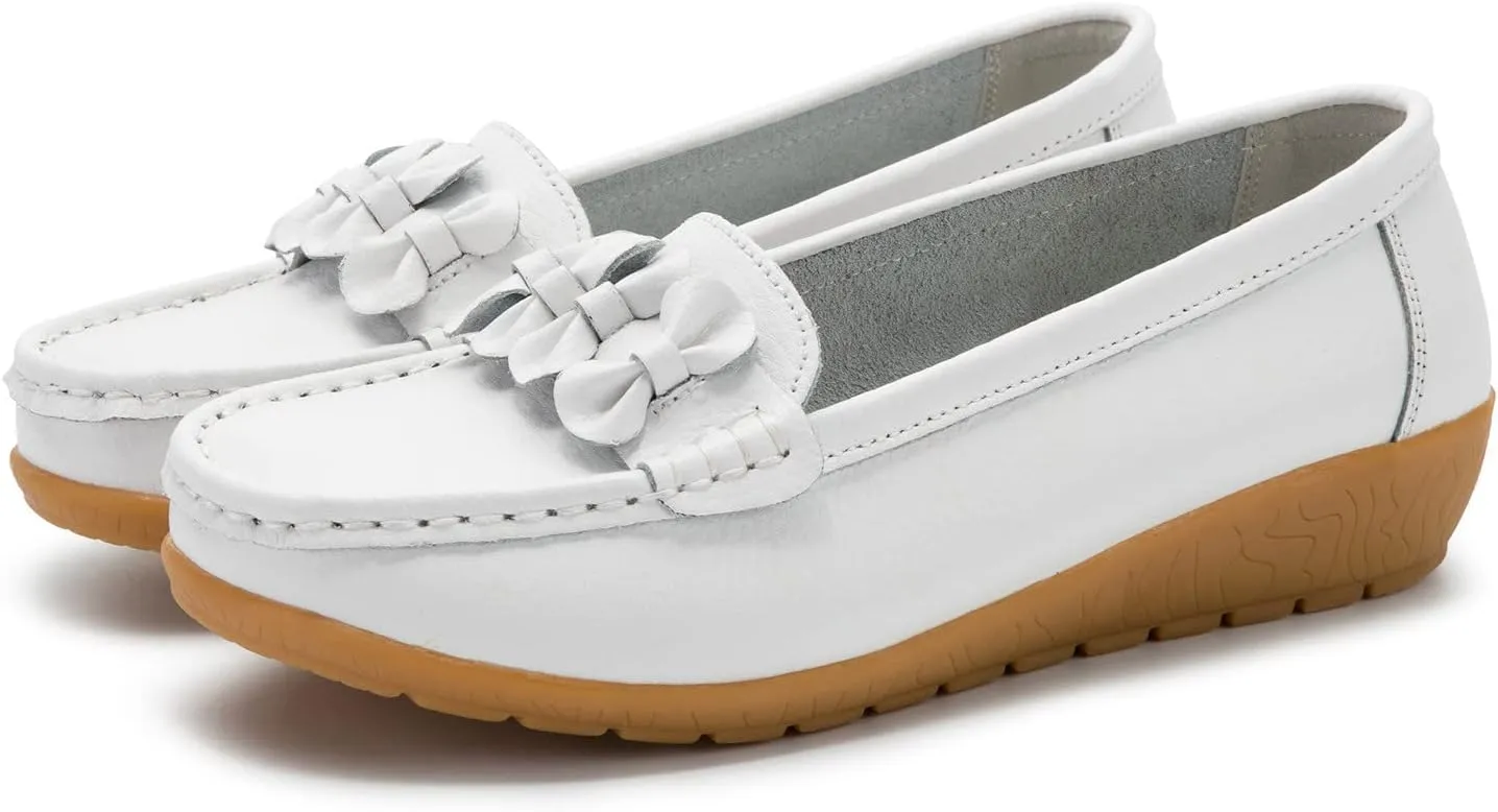 Womens Dress Shoes with Arch Support Loafers for Women Wide Wide Toe Box Trendy Casualfashion Round Toe Christmas Tennis Shoes for Women Women Tennis Shoes