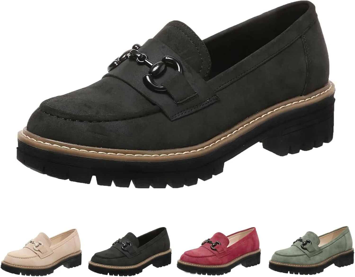 Womens Loafers Shoes - Women's Tassel Loafer Cara Loafers Classic Fashion Business Casual Dress Shoes