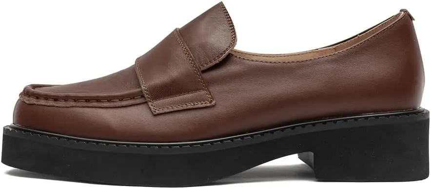 Women's Platform Leather Loafer