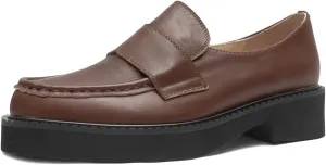 Women's Platform Leather Loafer