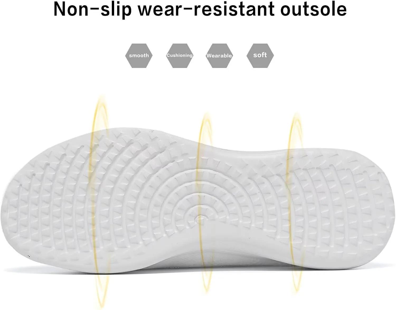 Women's Walking Shoes Breathable Lightweight Fashion Loafers Slip-Ons Sneakers Mesh Casual Ballet Flat Nurse Dress