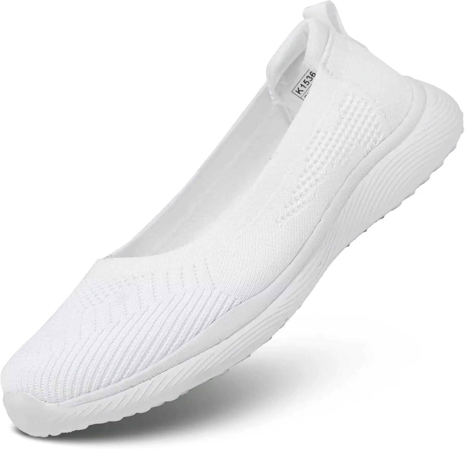 Women's Walking Shoes Breathable Lightweight Fashion Loafers Slip-Ons Sneakers Mesh Casual Ballet Flat Nurse Dress