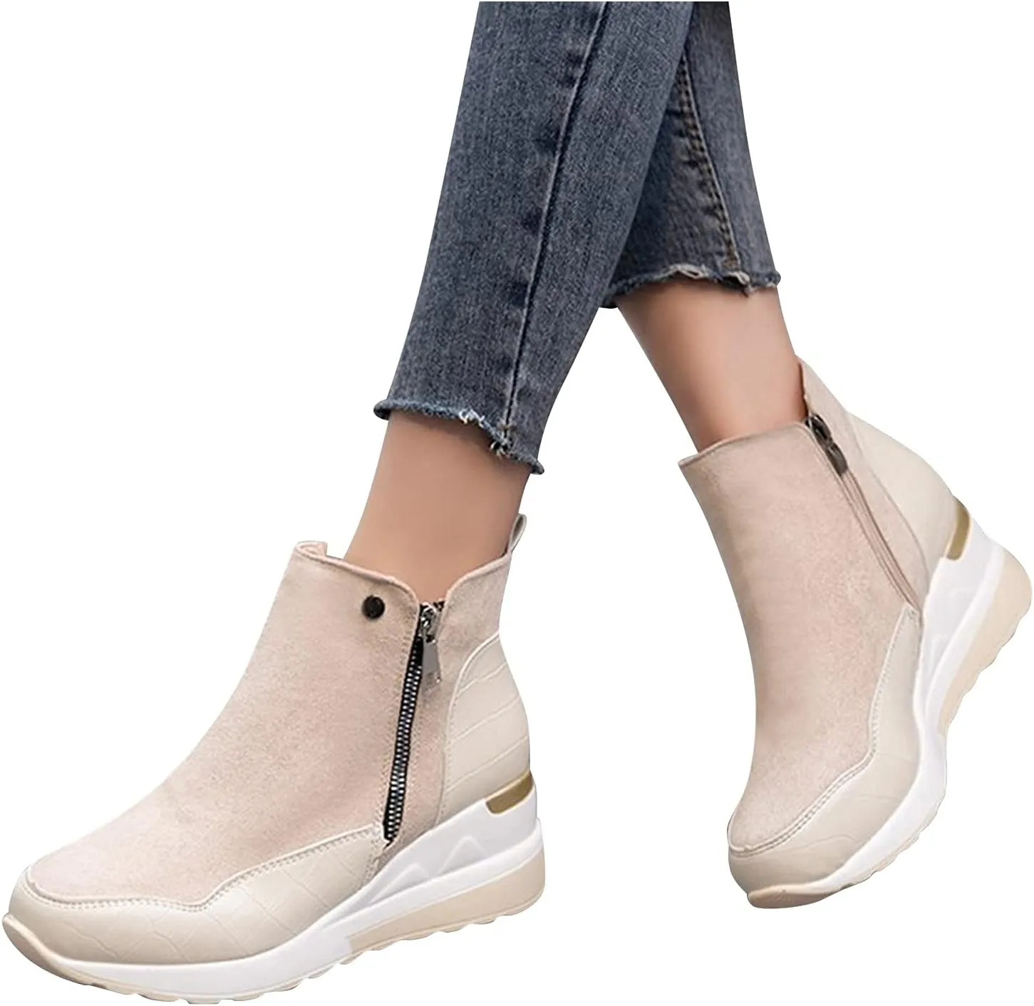 Womens Winter Boots Wide Width Woman Snow Shoes Womens Winter Snow Boots Comfortable Warm Slip On Womens Snow Boot Mens Running Shoes Men's Snow Booties