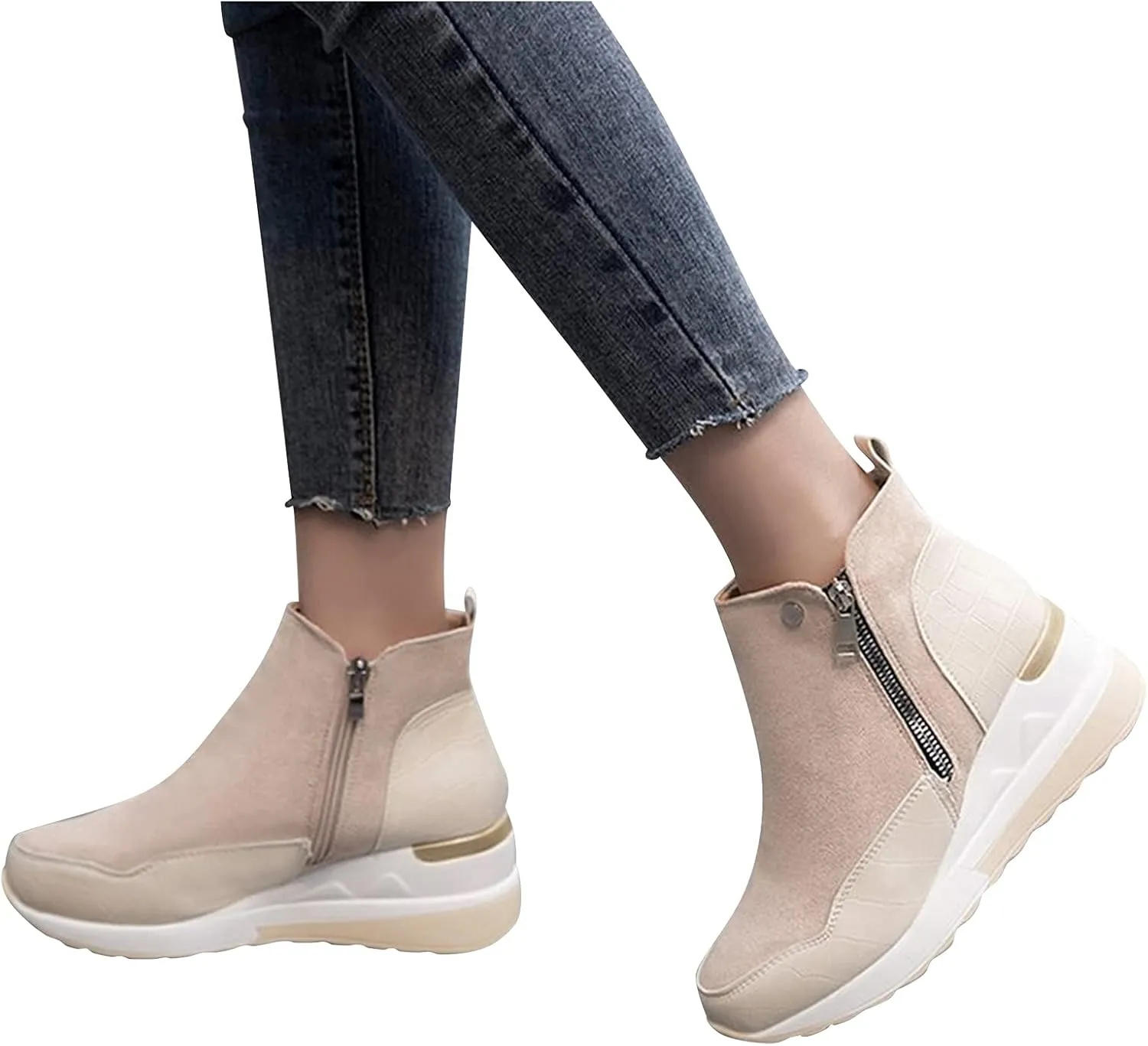 Womens Winter Boots Wide Width Woman Snow Shoes Womens Winter Snow Boots Comfortable Warm Slip On Womens Snow Boot Mens Running Shoes Men's Snow Booties