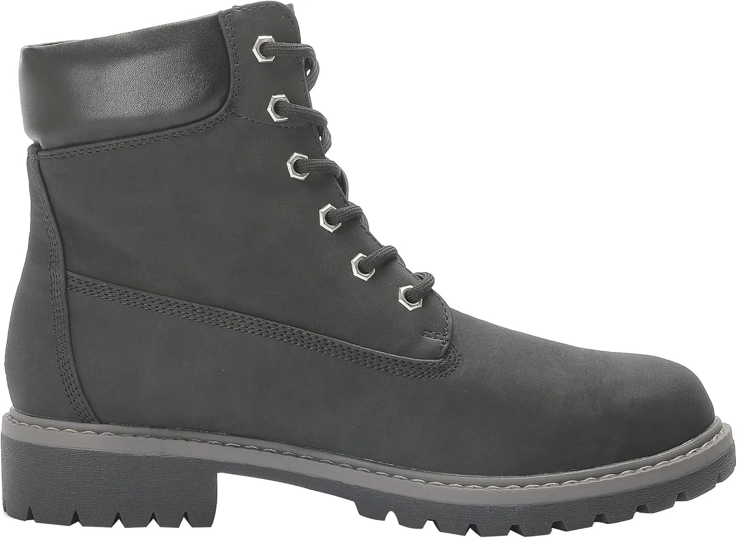 YZ Women's Durable Waterproof Work Boots Comfortable NonSlip Outdoor Hiking Boots with Padded Ankle Support
